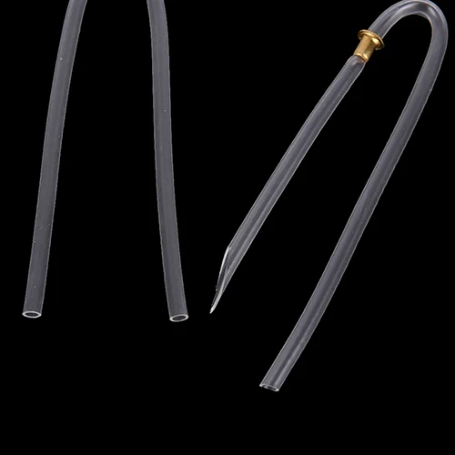 1pcs U Shape Bent Tubing With Lock Preformed Transparent PVC BTE Hearing Aids Clear Earmold Bent Tube Ear Care Tool