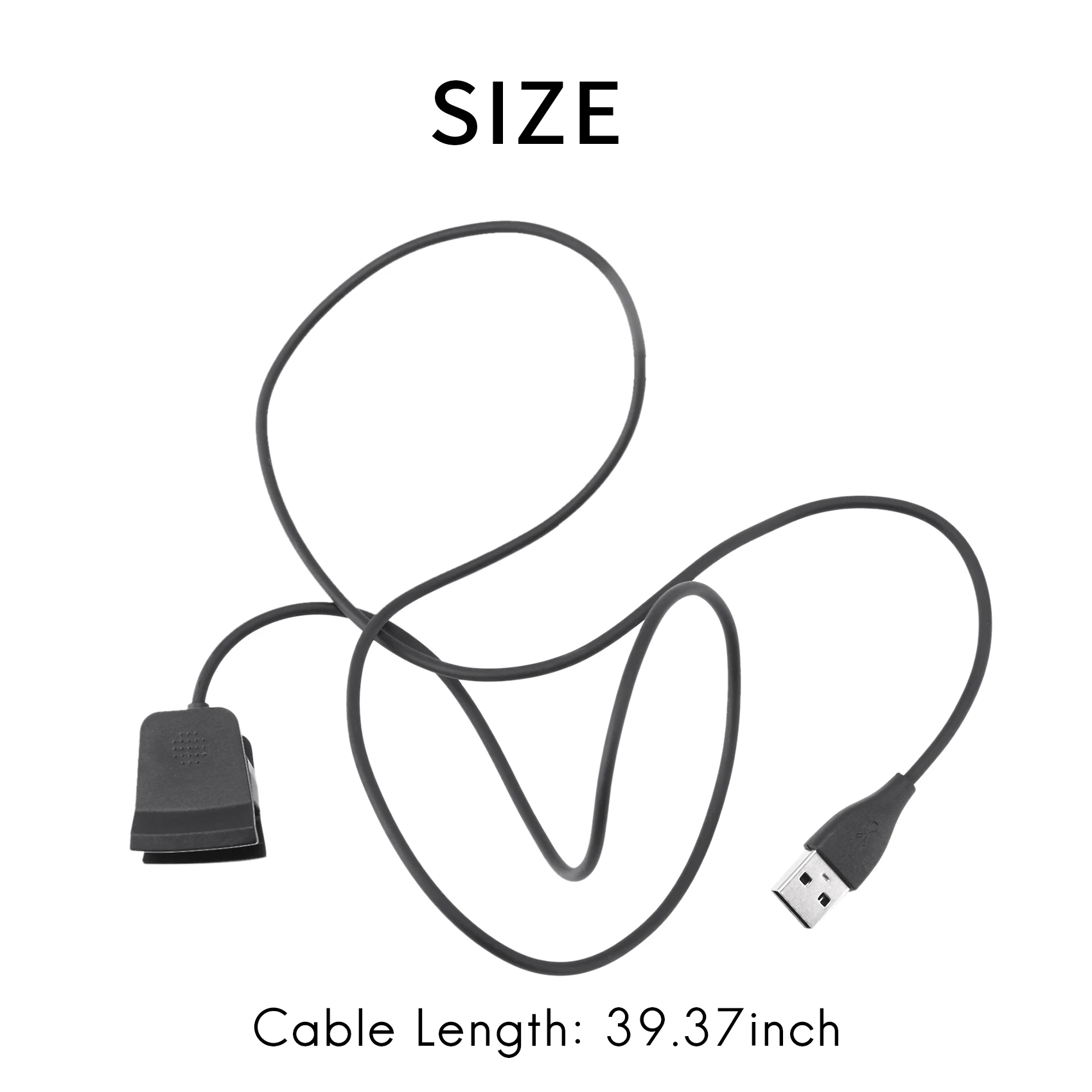 ABAN For Charger,Replacement USB Charging Cable Cord Dock Charger For , Fitness Tracker Wristband Smart Watch (3Foot/1meter, 1-P