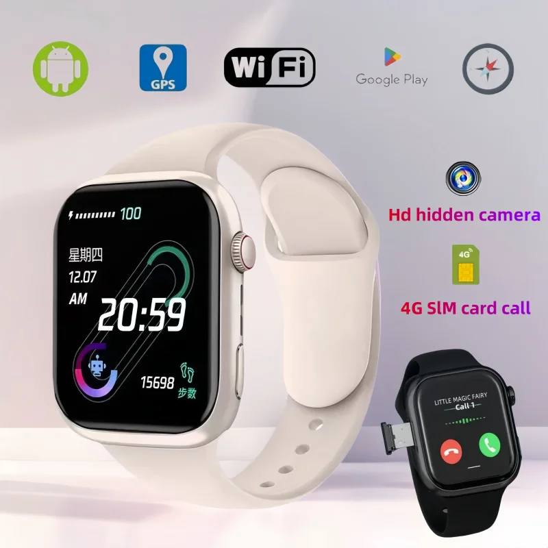

VP09 New Product 5G Full Network Smart Watch HD Large Screen with Camera Bluetooth Call Health Voice Assistant APP