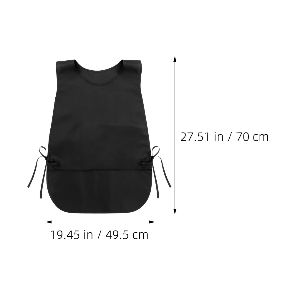 Adjustable Chef Apron for Cooking, Gardening & Hair Styling – Smock Vest with Pockets