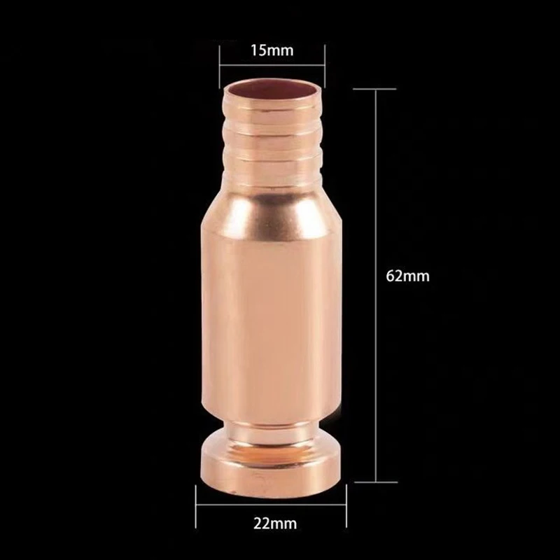 Red Copper Siphon Filler Pipe Manual Pumping Oil Pipe Fittings Siphon Connector Gasoline Fuel Water Shaker Siphon Wholesale