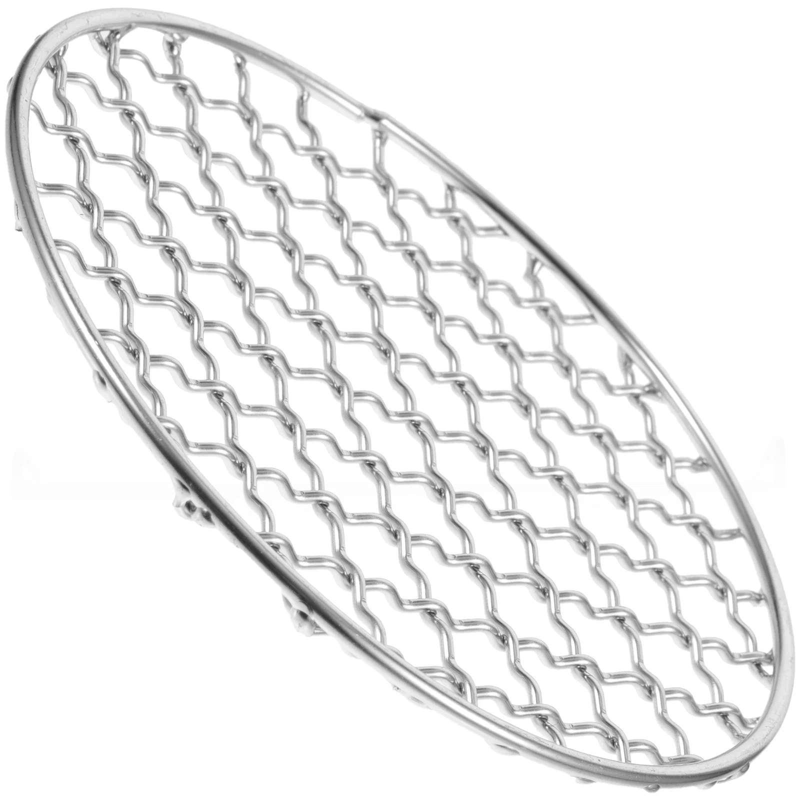 

Round Grill Mesh Bbq Stainless Steel Meat Fish Vegetable Tool Versatile Outdoor Portable Long Lasting Safe Practical Baking