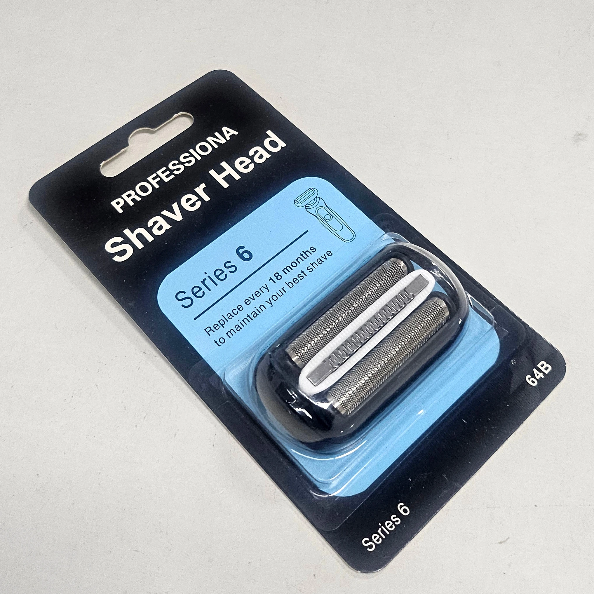 

Сменная головка для фольговых ножей и лезвий серии 5/6, модель 64B, для S5 S6 (новые поколения) 5018/20/35s, 5050cs, 5762, 6020/40cs, 6072/75cc, 7025S, 7089CC