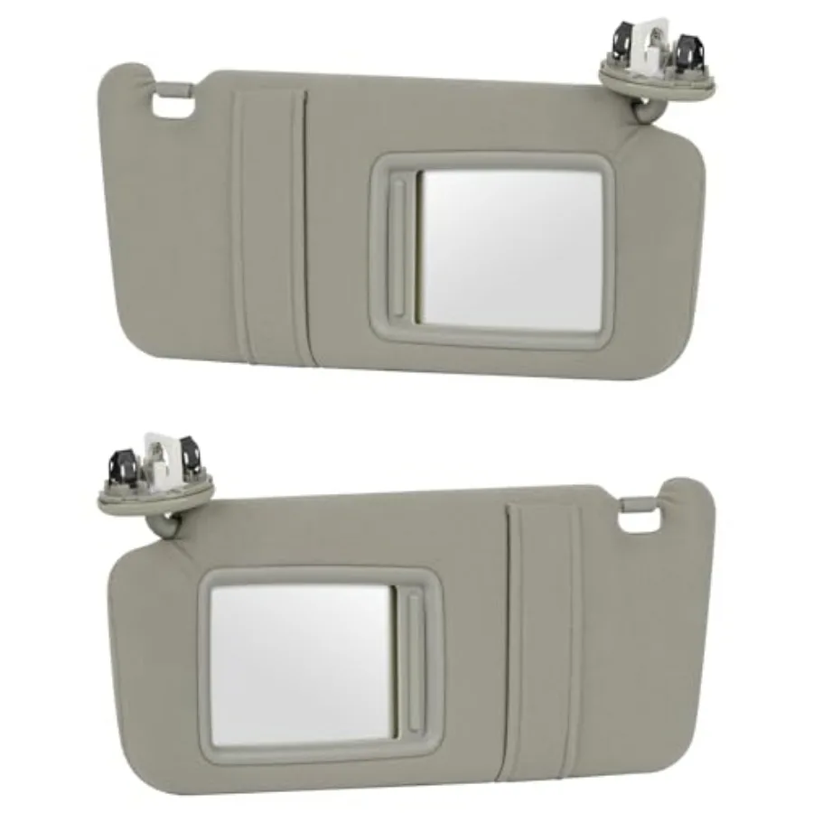 

Sun Visor for Toyota Camry with Sunroof 2007 2008 2009 2010 2011 Left Driver and Right Passenger Side Grey Sun Visor Replaces#