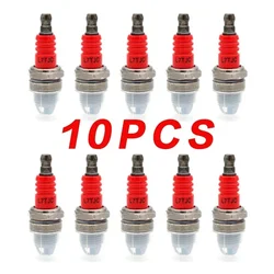 Spark Plug para motosserra a gasolina e cortador de escova, L7TJC, 10 pcs