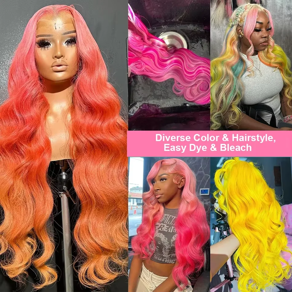30 Inch 613 Lace Front Wig Human Hair 13x6 HD Transparent Lace Blonde Lace Front Wigs 613 Body Wave Lace Front Wigs Human Hair image 6