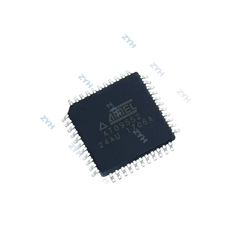 Brand new&Original  AT89S52-24AU  8051 series Microcontroller IC 8-Bit 24MHz 8KB (8K x 8) FLASH 44-TQFP (10x10)