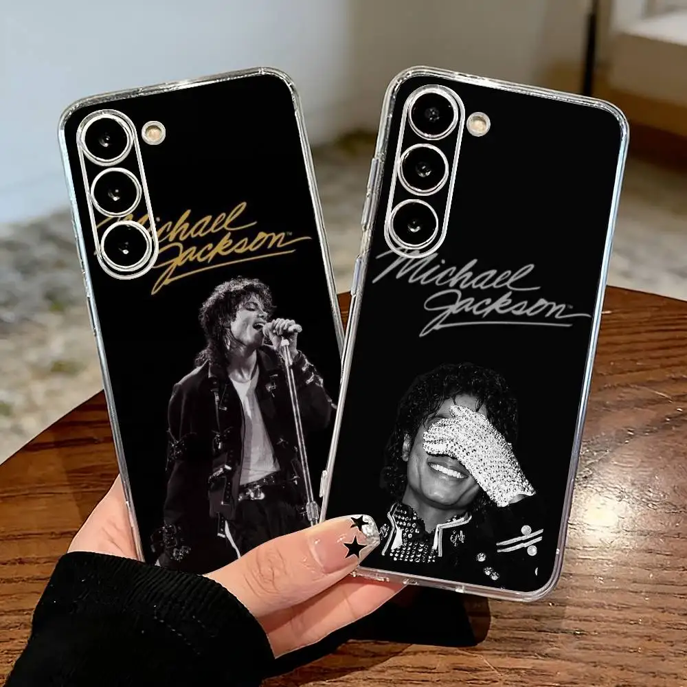 M-Michael J-Jackson Phone Case For Samsung Galaxy A71,A70,A52,A51,A40,A30 Transparent Cover