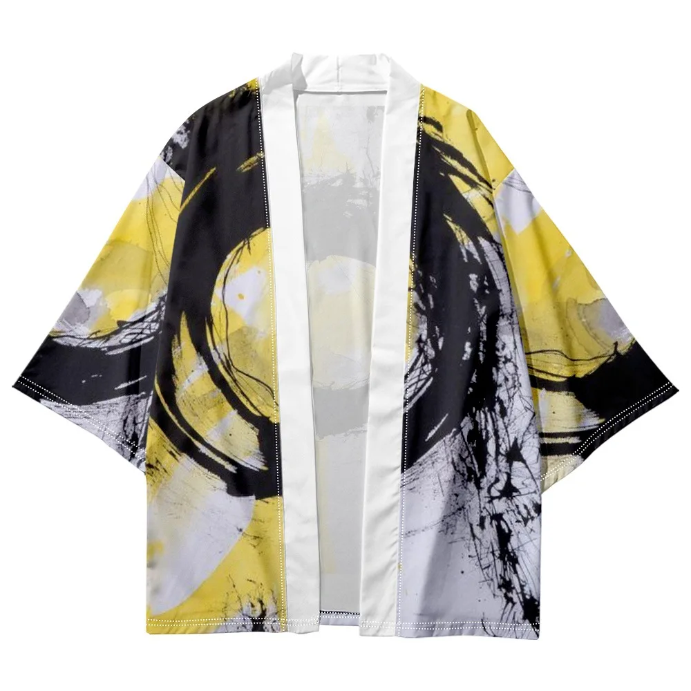 

Japanese Cardigan Women Men Cosplay Yukata Clothing Harajuku Kimono Print Chinese Style Plus Size 6XL 5XL