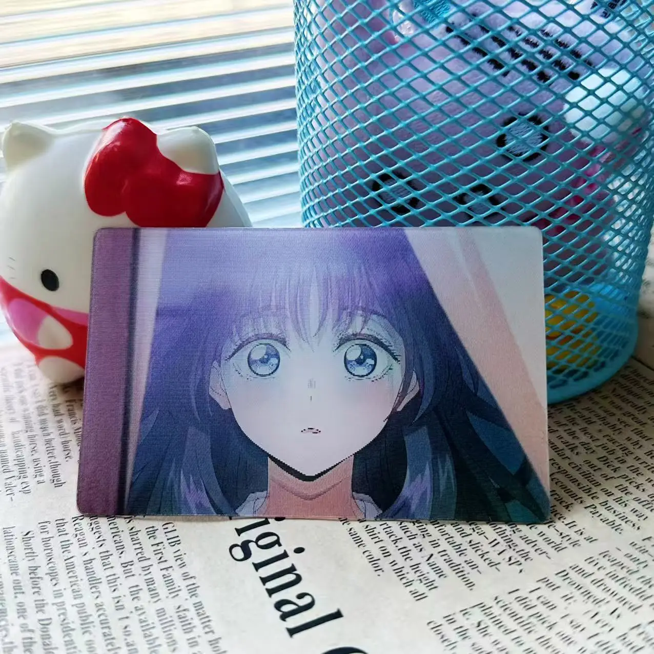 2025 بطاقة عدسية ديناميكية قابلة للتغيير من Lycoris Recoil Rin & Koharu-قلادة على ظهره هدية صغيرة قابلة للجمع لعيد الميلاد/عيد الميلاد #3