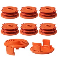 New Weed Eater Replacement Spools for Worx WA0007 WG116 WG119 String Trimmer Edger Spool Line Refills Parts Auto-Feed