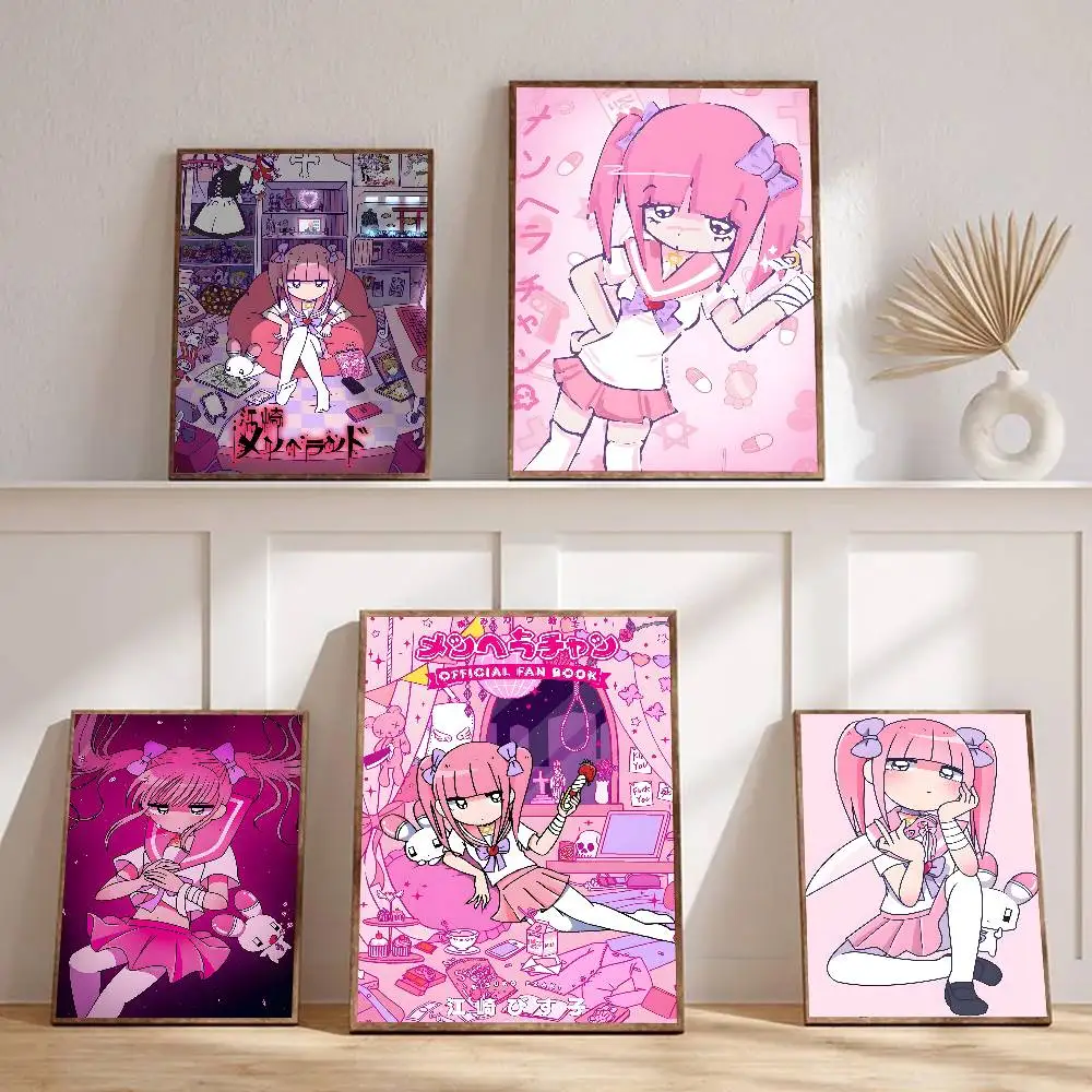 1pc Cartoon Menhera C-Chan Poster Sticker Print Waterproof Wall Art For Living Room Bedroom Home Decor