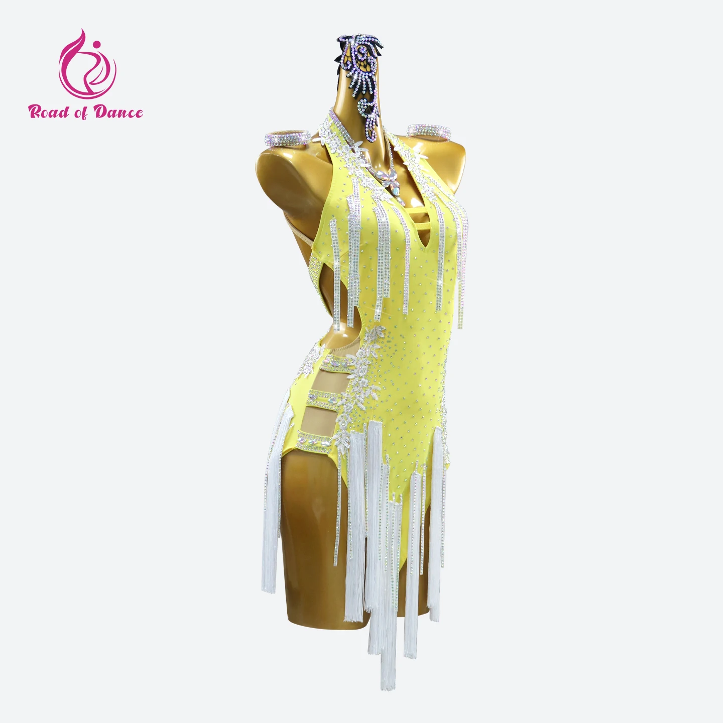 女性用コスチューム フェスティバル ボールルームドレス スタンダードダンス ラテン衣装 ガールズ 2025 フリンジ付き プロムパーティー衣装 エレガントなパーティースーツ