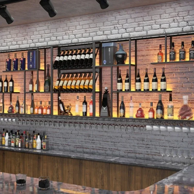 

Farmhouse Cabinet Wine Holder Luxury Living Room Bar Restaurant Equipment Furniture Home Refrigerator Vitrina Beverage Display