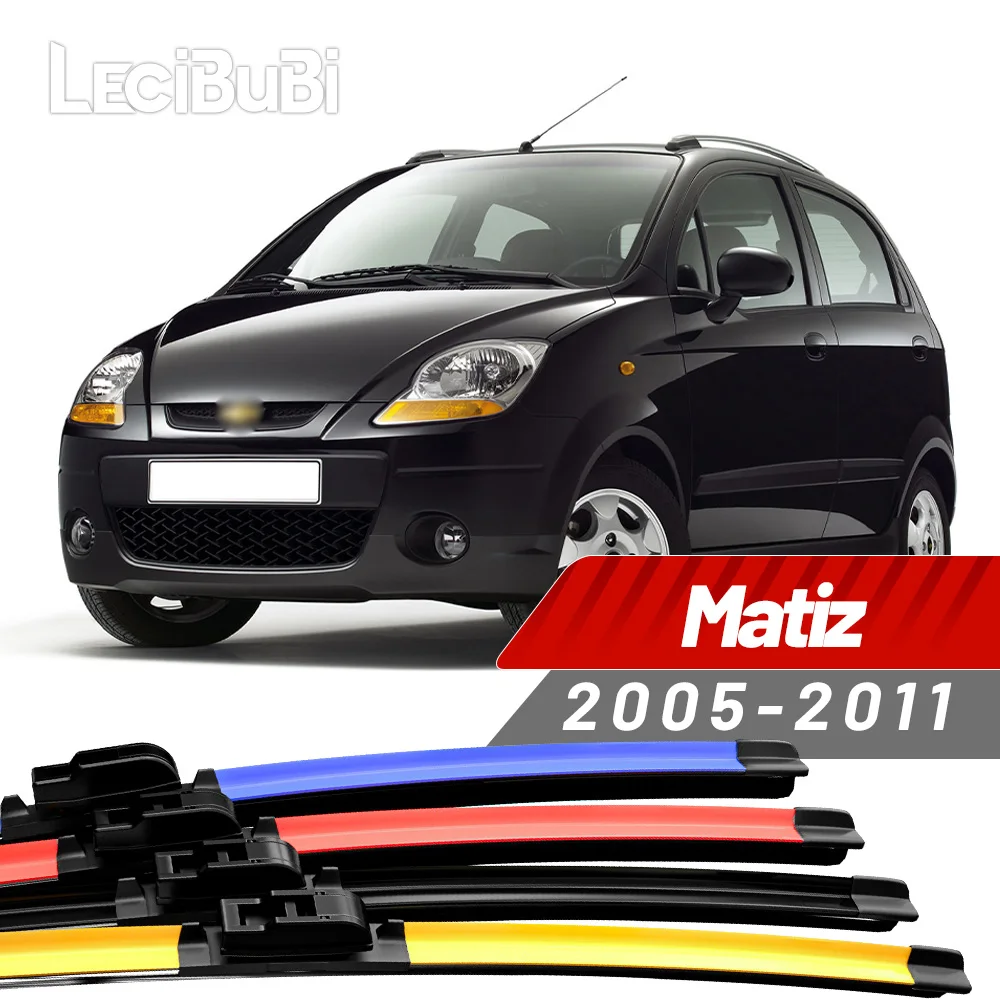 2 stücke Für Chevrolet Matiz 2005-2011 2006 2007 2008 2009 2010 Frontscheibe Wischer Klingen Scheibenwischer