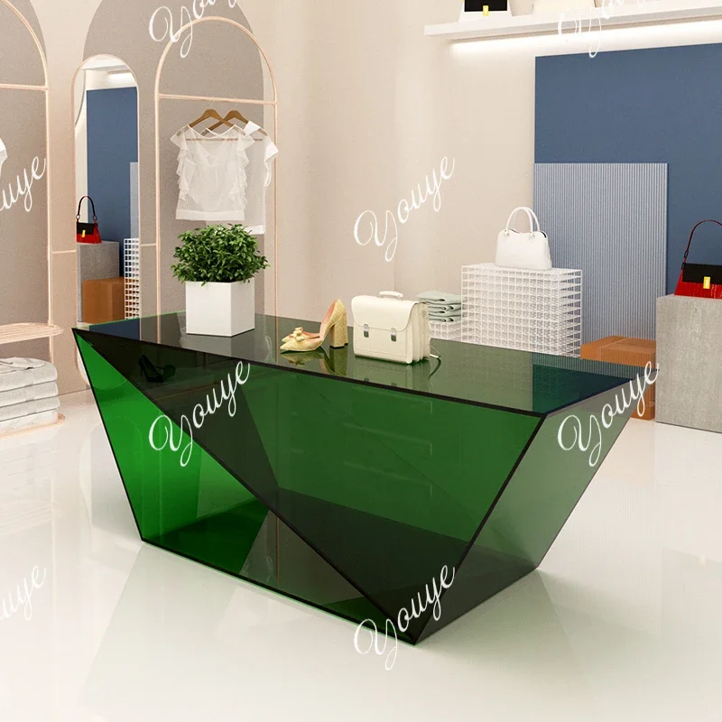 G-SX In The Clothing Store, Island Platform, Acrylic Display Table, The Commodity Display Table, And The Display Stand