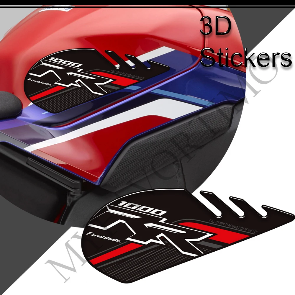 Stiker sepeda motor perlengkapan oli bahan bakar pelindung bantalan tangki Fireblade lutut grip samping untuk Honda CBR 1000RR-R CBR1000RR-R SP 1000 RR-R