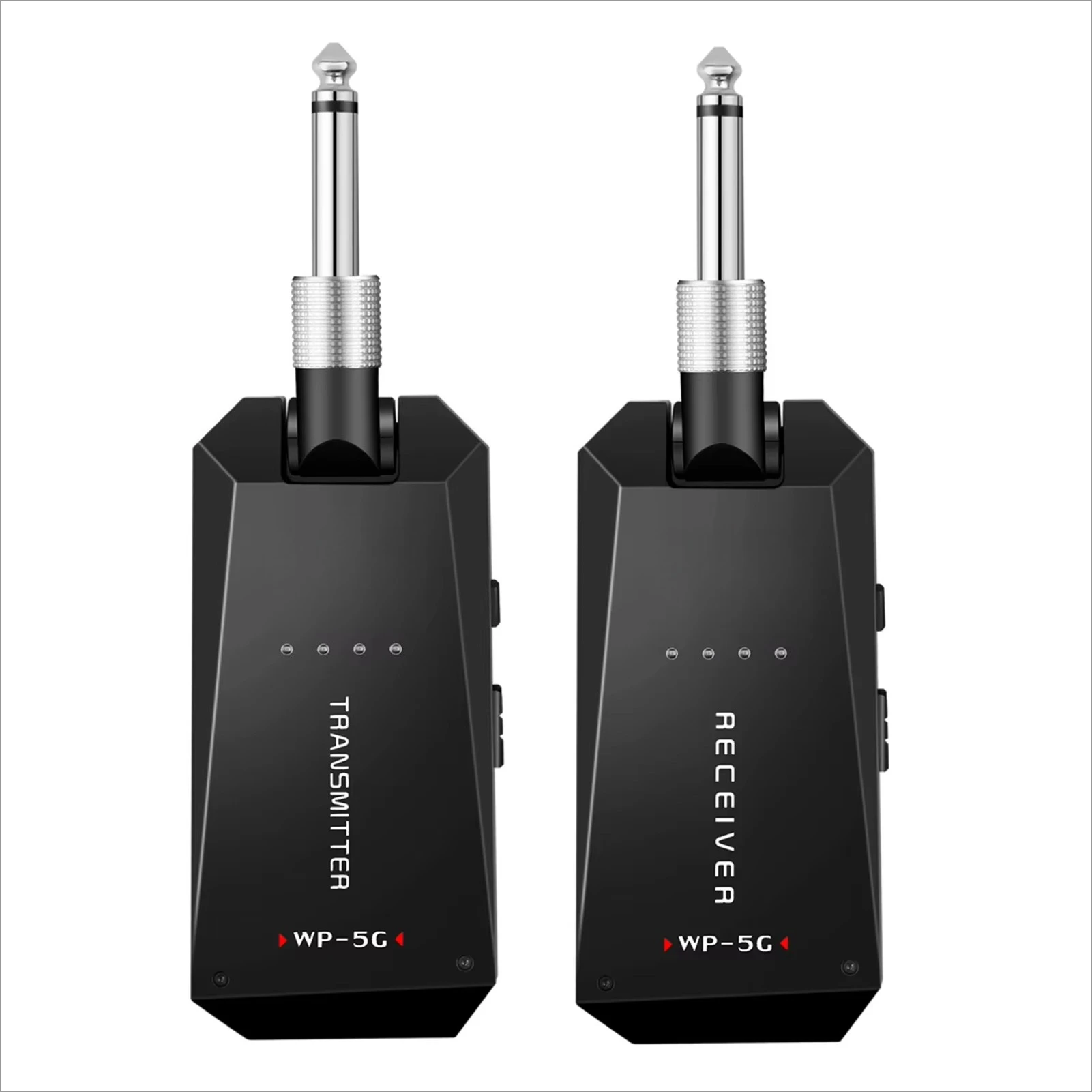 

WP-5G 5.8G Rechargeable Audio Transmitter Receiver Guitar Amplifier Type-C Cable Accessory Plastic Microphones Wireless