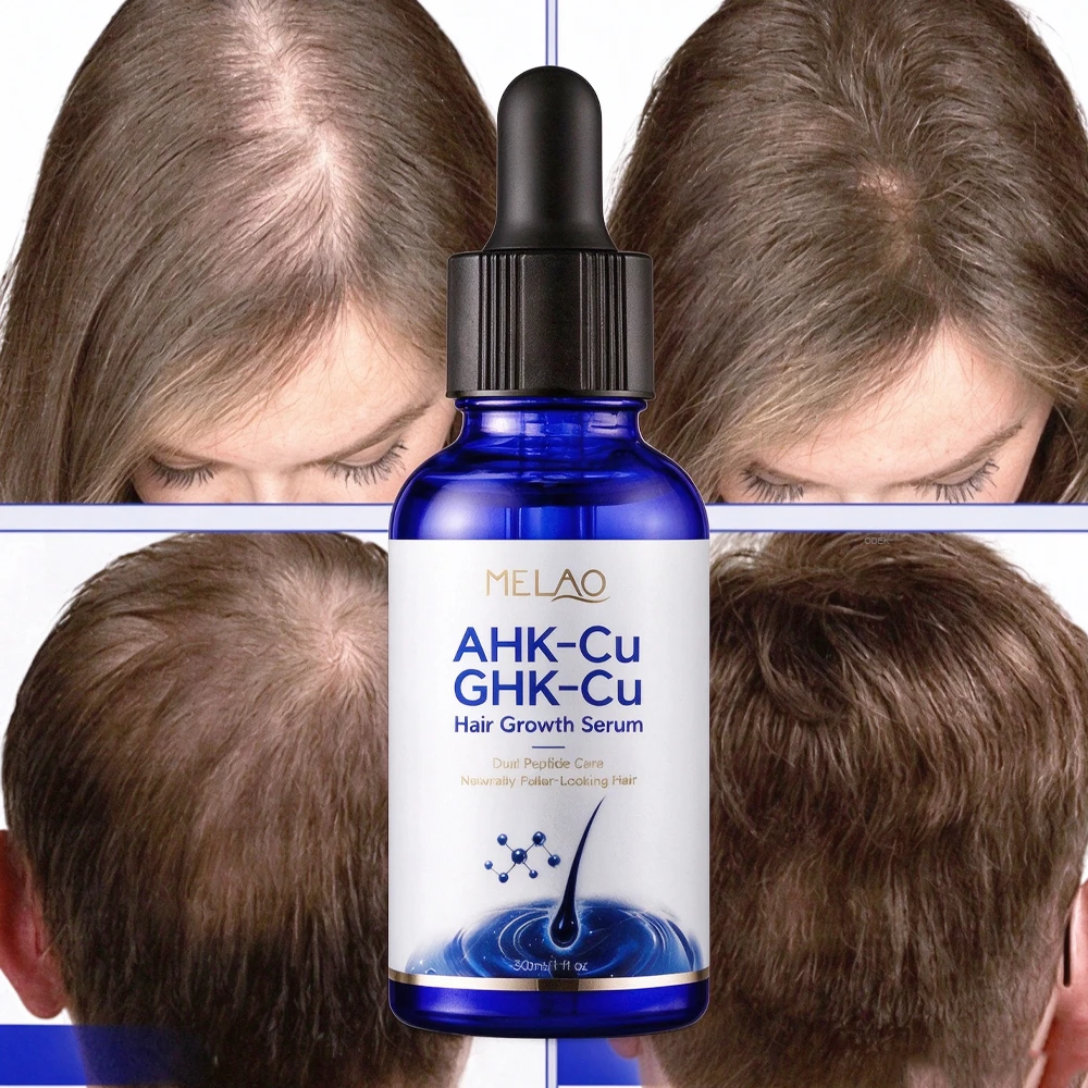 Copper Peptide Hair Serum AHK-Cu Peptide for Hair Growth Scalp Moisturizer Advanced Regrowth Treatment Root Strengthe