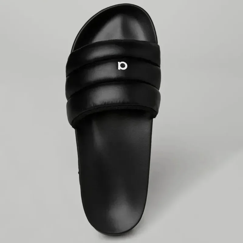 2025 جديد أنبوب الشعور سميكة سوليد الإناث زوجين لينة سوليد الرجال والنساء الصنادل في الهواء الطلق أحذية السيدات