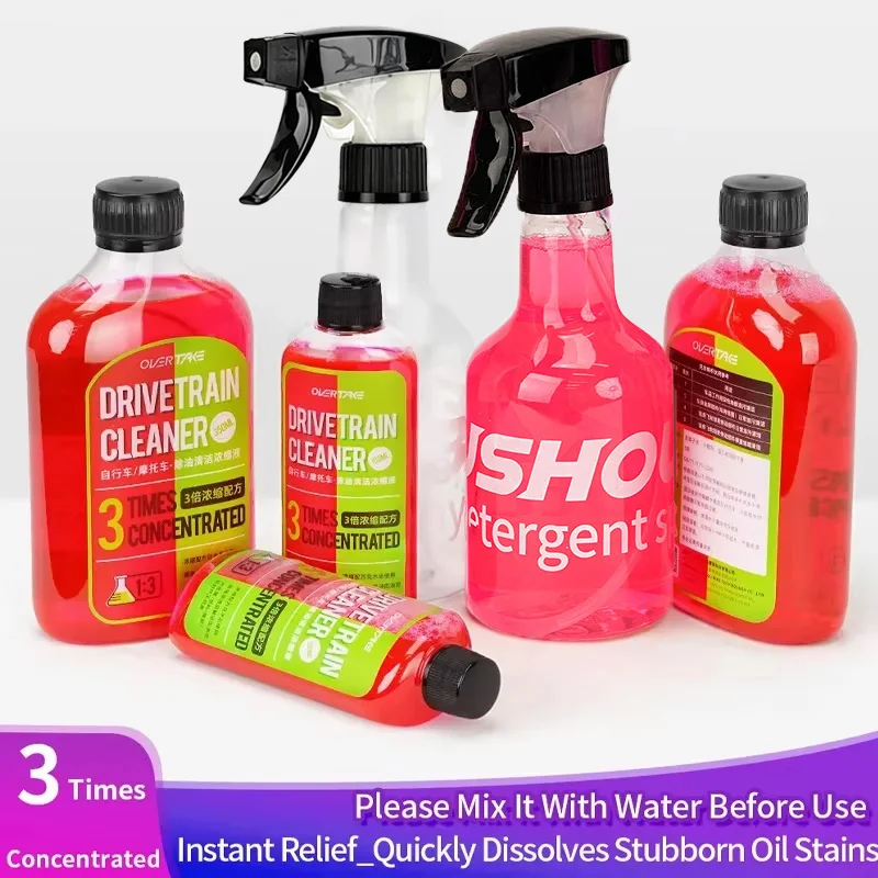 100/350ml nettoyeur de train de vélo nettoyage de chaîne de vélo entretien liquide dégraissant Spray nettoyeur de chaîne de vélo dégraissant de vélo