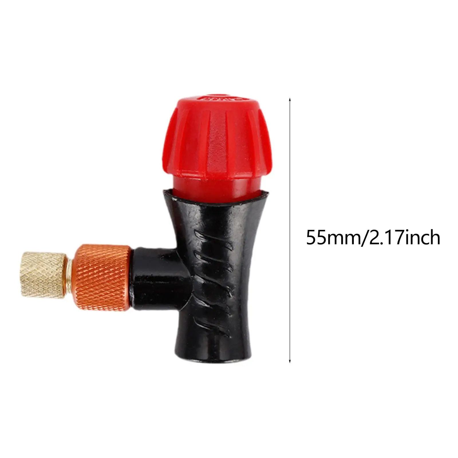 Quick Use Bicycle Inflator Head Aluminum Alloy Tire Inflation Adapter Lightweight Design for Bike Pump Cycling