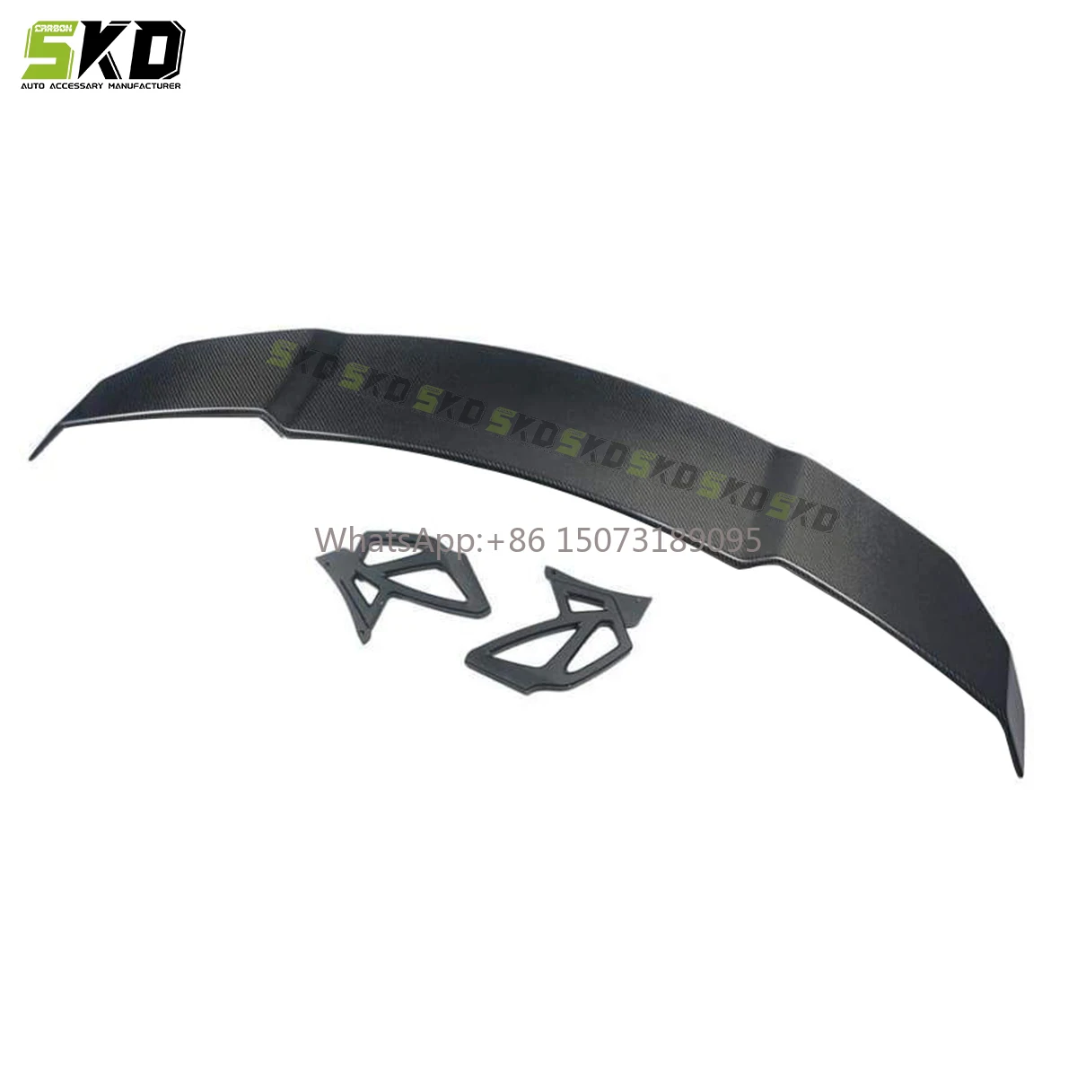 

Rear Bumper Car Spoiler for All Sedan Dry Carbon Fiber V Type Car Rear Trunk Spoiler GT Wing Car wings