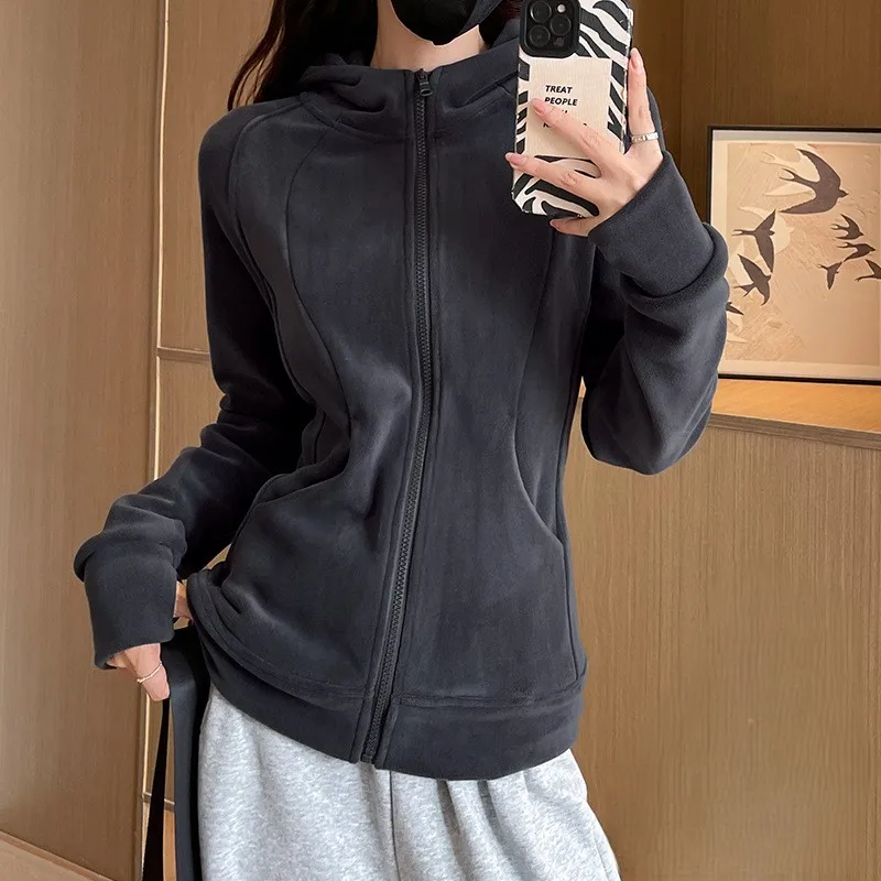 Fleece Sweatshirt With Hat Womens Print Hoodies Fall Distressed Gothic Texture Unique Campus Multi-Color Cozy Punk-Style Daily