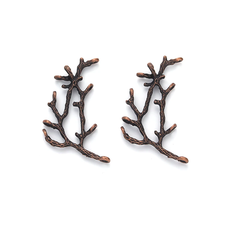 8 pcs Tree branch charms fit DIY handmade Man woman necklace earring bracelet charms for Jewelry Making souvenir