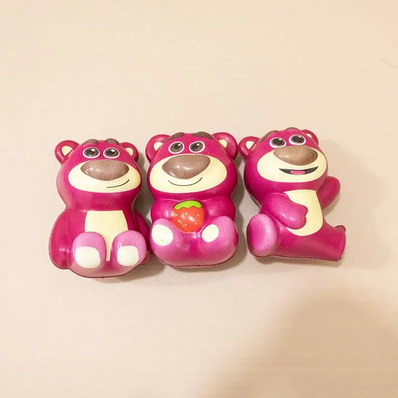 Kawaii Cute Lotso Slow Rebound Relaxation Toy Desktop Ornaments Cure Relax Toy Cartoon Anime Gifts For Girlfriends and Children