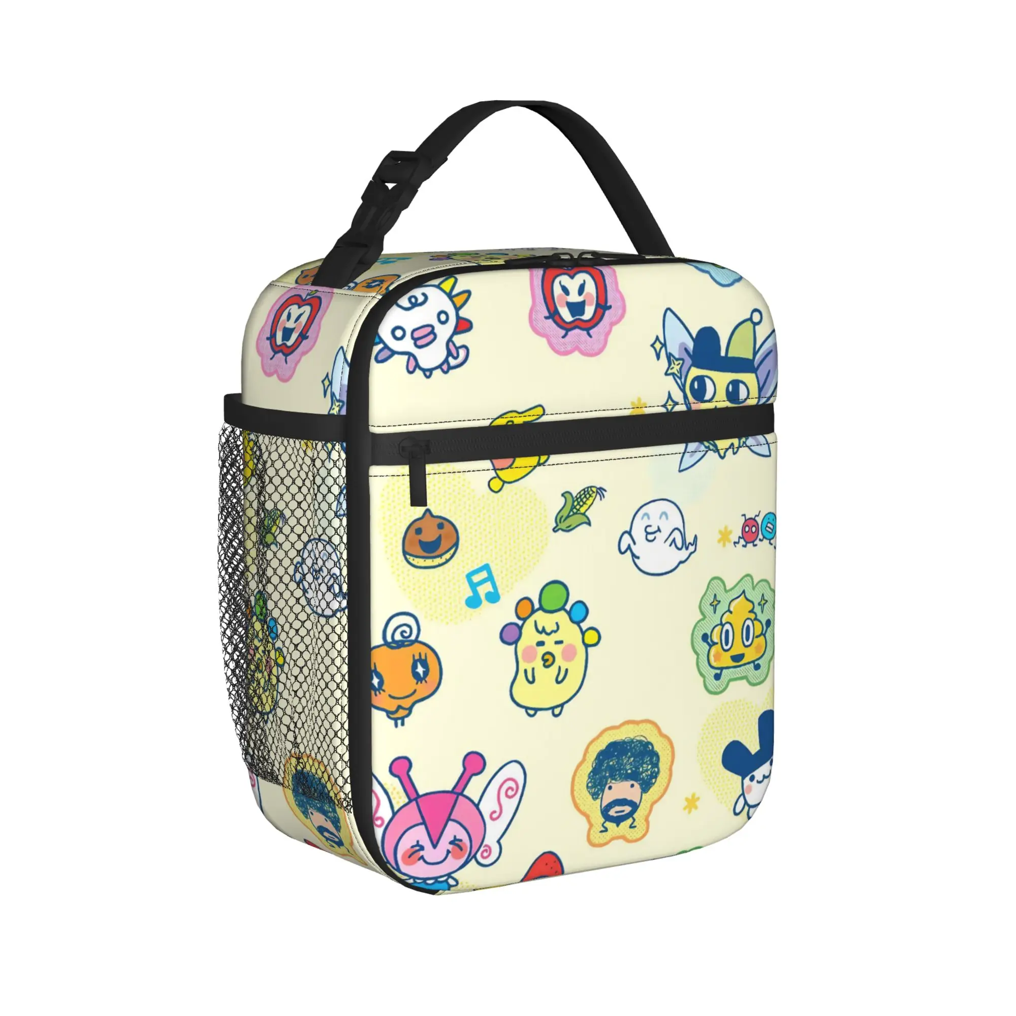 Insulated Lunch Box Tamagotchis Cartoon Games Accessories  Lunch Container INS Trendy Cooler Thermal Bento Box For School
