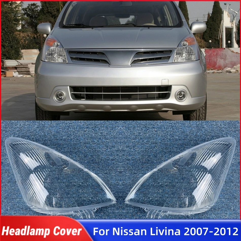 For Nissan Livina 2007 2008 2009 2010 2011 2012 Automotive Parts and Accessories Dust Cover For Headlights Glass Lamp Shell
