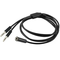 Headphone Splitter Audio Cable 3.5mm Female to 2 Male Extension Cable 3.5 Splitter for Headphones Two Speakers Drop Shipping