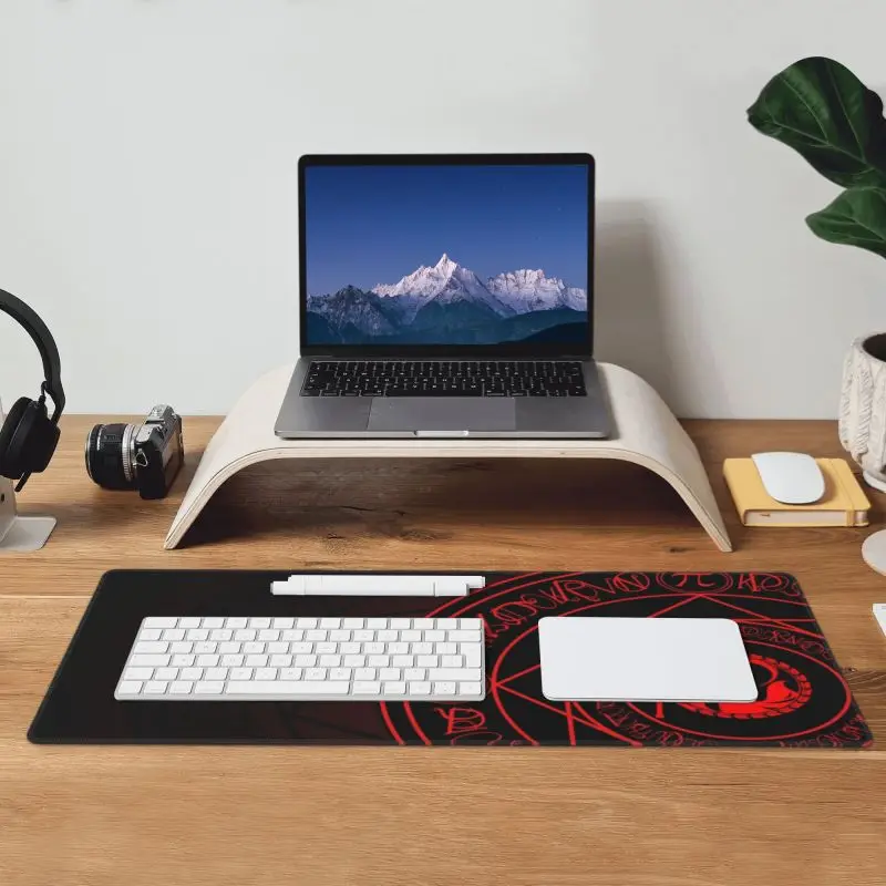 لوحة ماوس ألعاب كبيرة قابلة للتخصيص عالية الوضوح ، سجادة ألعاب ، لوحة مكتب ، لوحة مفاتيح ، كمبيوتر ، كمبيوتر ، بطاقة ألوكارد Hellsing #6