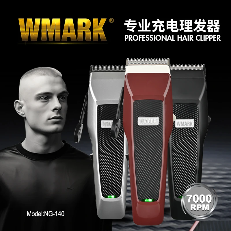 New! WMARK NG-140 Rechargeable Clipper Clipper With High Quality 6CR13 stainless steel Blade