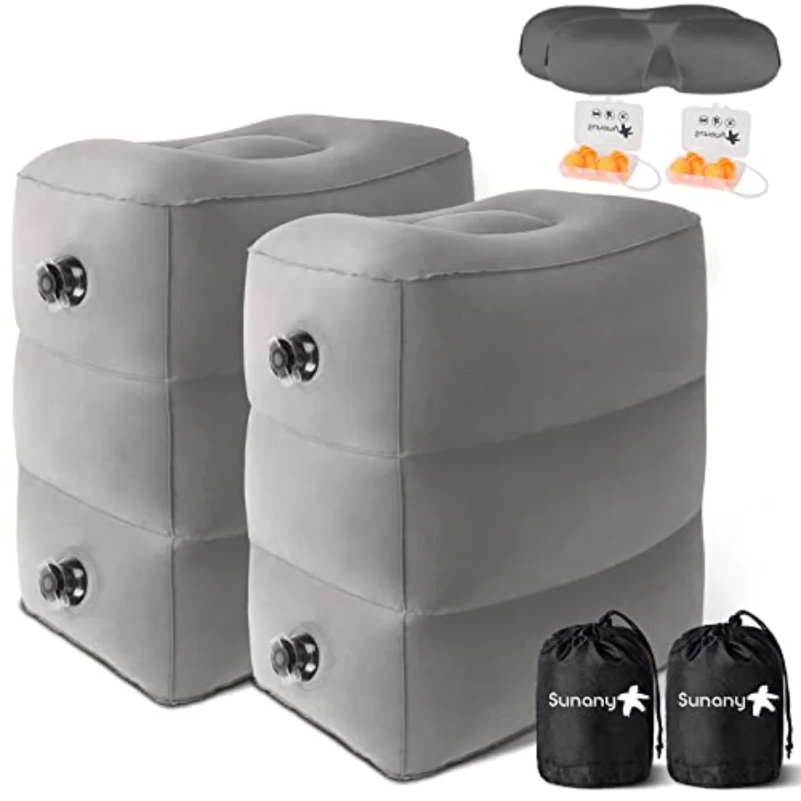 

Надувная дорожная подушка-подставка для ног для самолета и автомобиля, регулируемая по высоте, портативная, для малышей, для дома и офиса