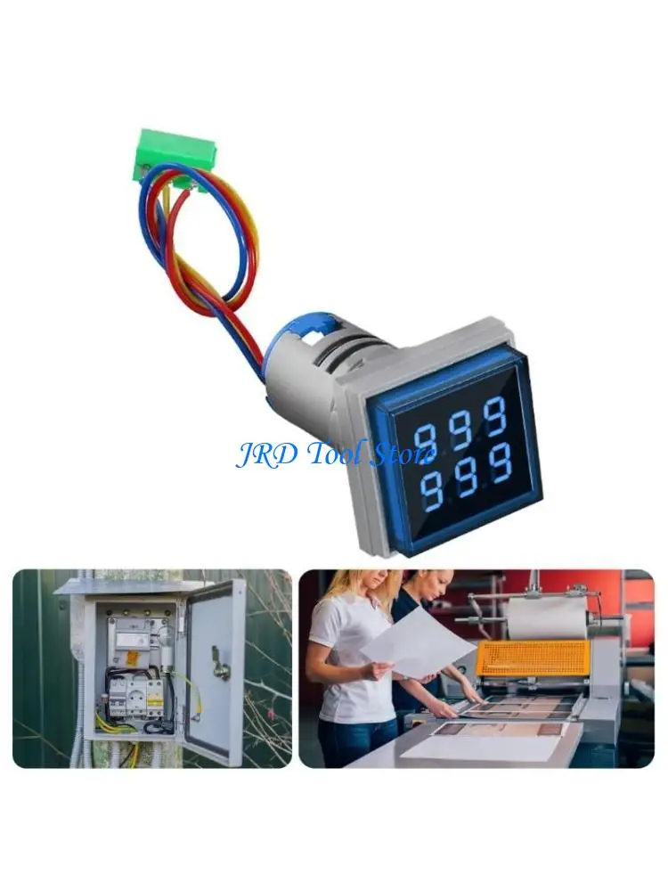 A2UD Square Counter Meter 0-999999 Count Meter with Ventilation Hole Quick Response