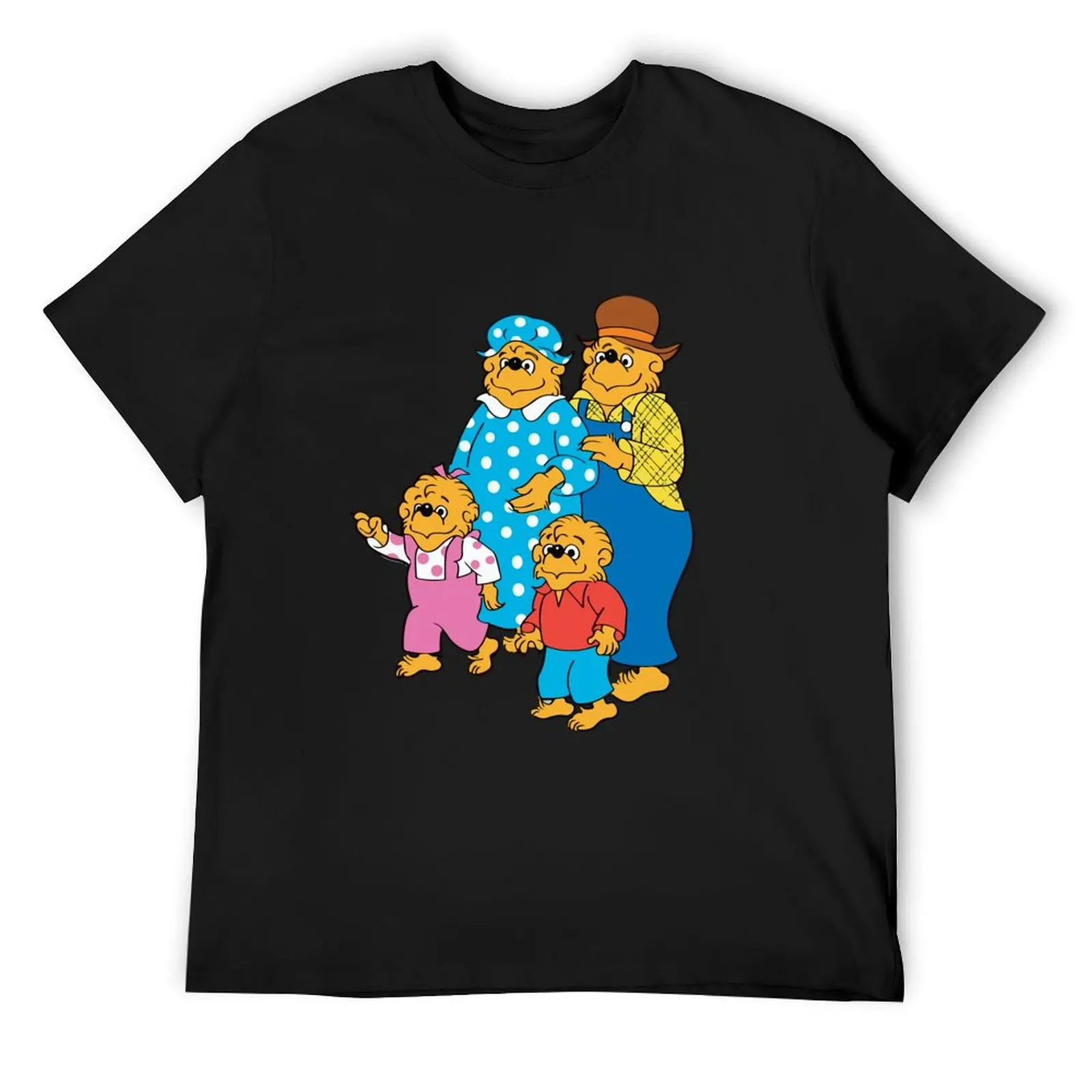 

The berenstain bears family T-Shirt cute tops Funny t-shirts vintage anime shirt plain white t shirts men