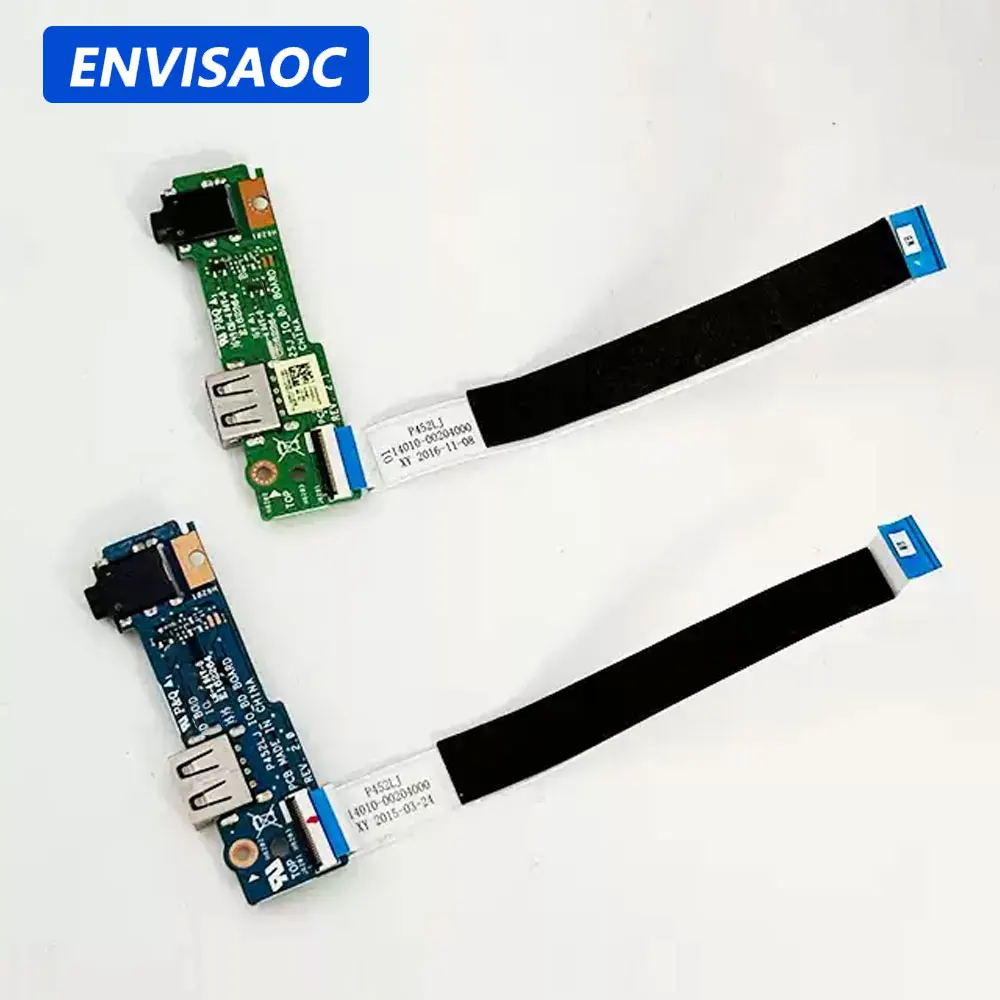 Used For ASUS PRO452S P452SJ P452LJ PRO453U PE453U PX453U P453UJ ASUSPRO P1440FB P1440 P2440UQ Laptop Audio USB Jack Board Cable