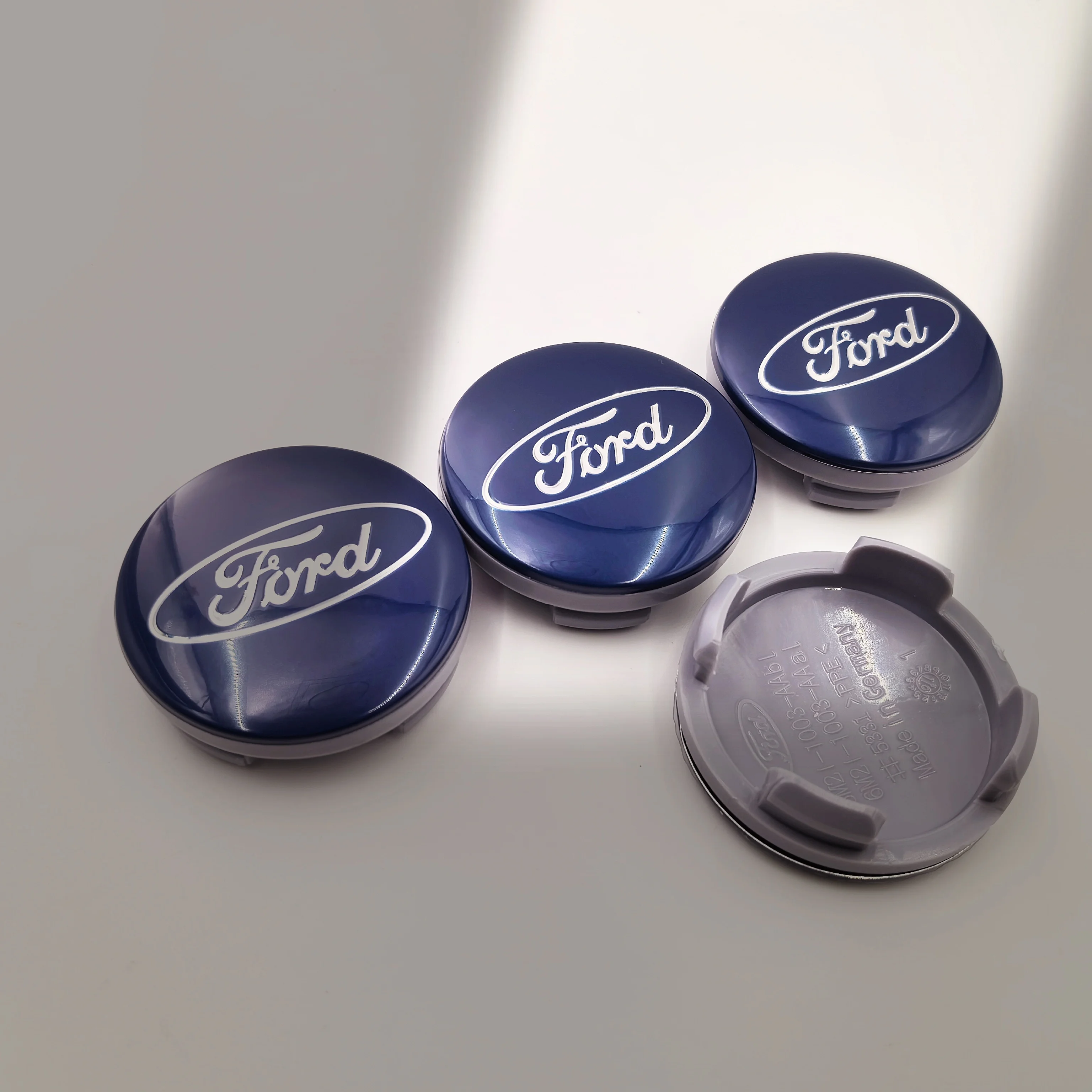 4 Stück Ford Radkappen Auto-Styling Radnabenabdeckung Ersatz-Radnabenkappen 54/56/60/62/65/68mm