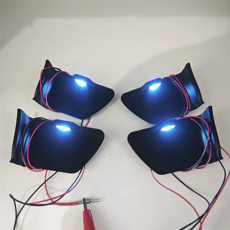 For Toyota Hilux Revo N80 2015-2024 Car LED Door Bowl Armrest Atmosphere Light Interior Lights Bowl Handle Frame