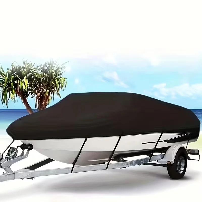 black-220t-yacht-cover-uv‑resistant-windproof-heavy‑duty-outdoor-protector-for-fishing-boats-speedboats-fit-11‑22-ft
