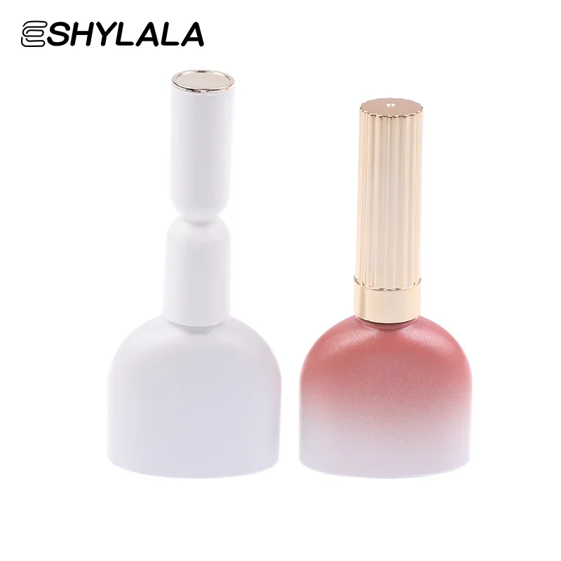 Mini bouteille en verre pour vernis à ongles de 15ml, avec brosses, récipient d'emballage vide pour Gel à ongles, Pot cosmétique rechargeable, distribution d'huile de manucure