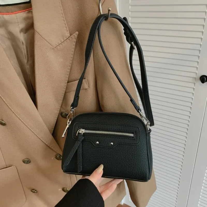 

Elegant Vintage Diaper Bag Large Capacity Shopper Purse High End Leather Shoulder Bag With Logo Ladies