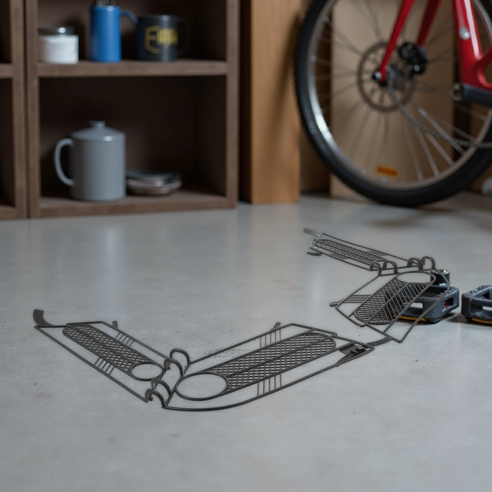 

Bike Rear Wheel Protector Mesh Dress Cover Backseat Guard for Mountain Road Bikes 15.7x4.1x0.8 Inches Bicycle Accessory