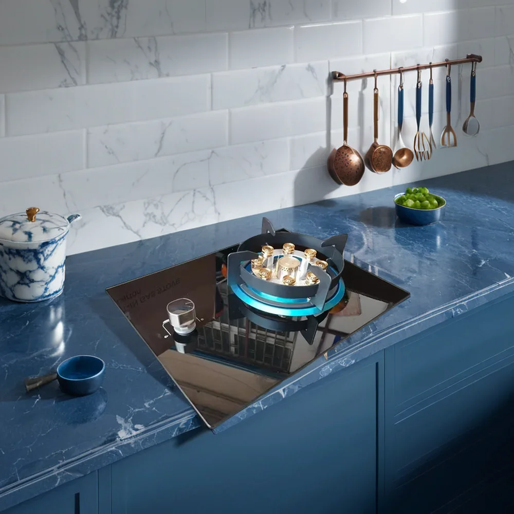 5.2KW Build In Household Smart Portable High Power Brass Burner Gas Stove