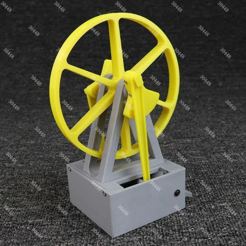 Cam Motion Mechanism Model Reciprocating Mechanical Structure Principle Pumping Unit Engine Camshaft Active Driven Wheel