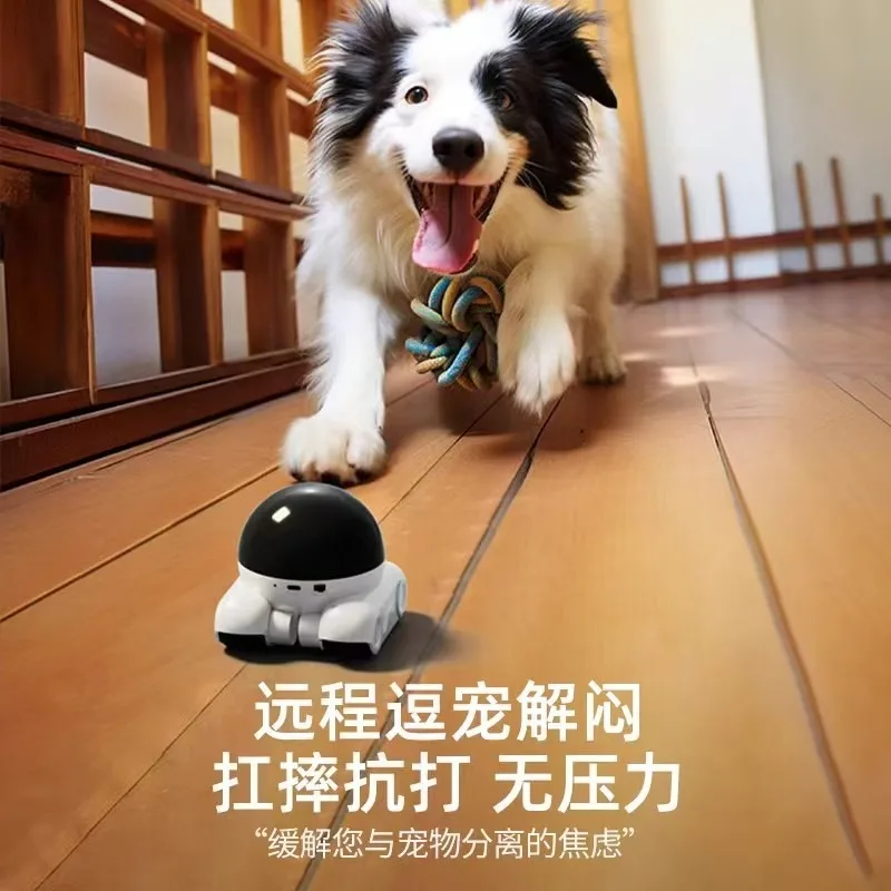 Pet monitoring robot can move indoor mobile phone remote without network wireless photography plug-in camera