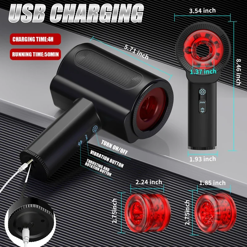 Automatic Male Masturbators Cup Thrusting Rotating Vibrating Quiet Hands Free Pocket Pussy Stroker 3D Sex Toys for Me - Image 6