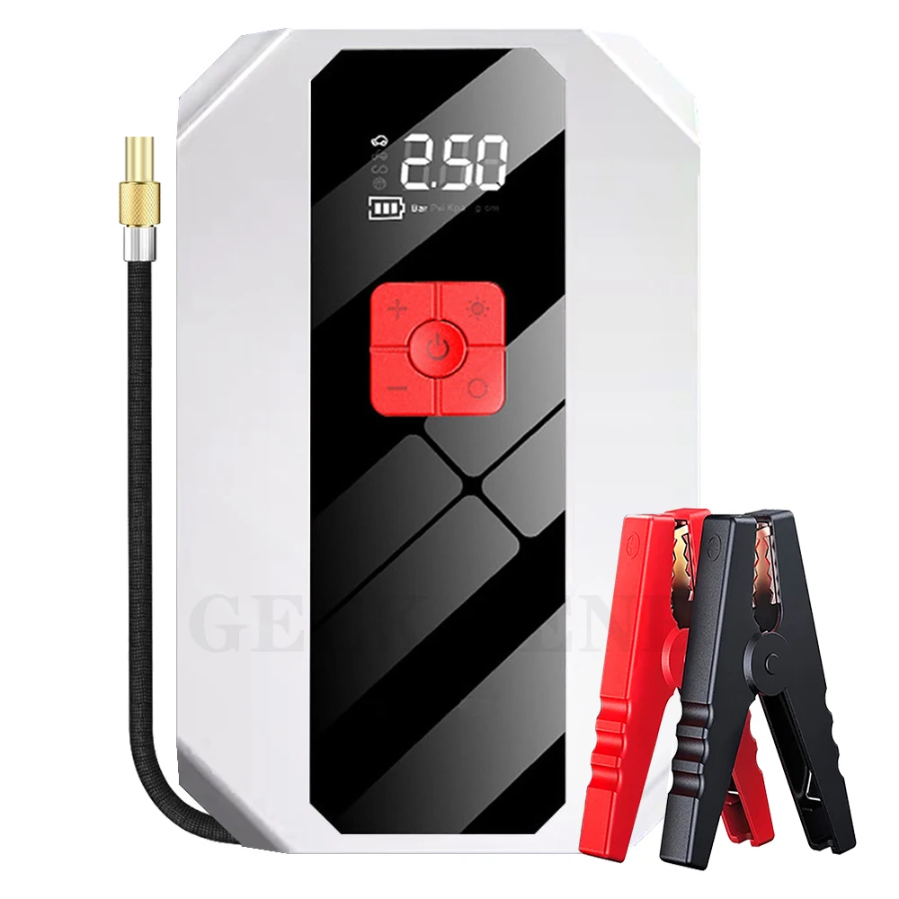 

1200A Car Jump Starter with Air Compressor Portable Power Bank Starting Device 12v Automotive Battery Charger Booster Car Batter